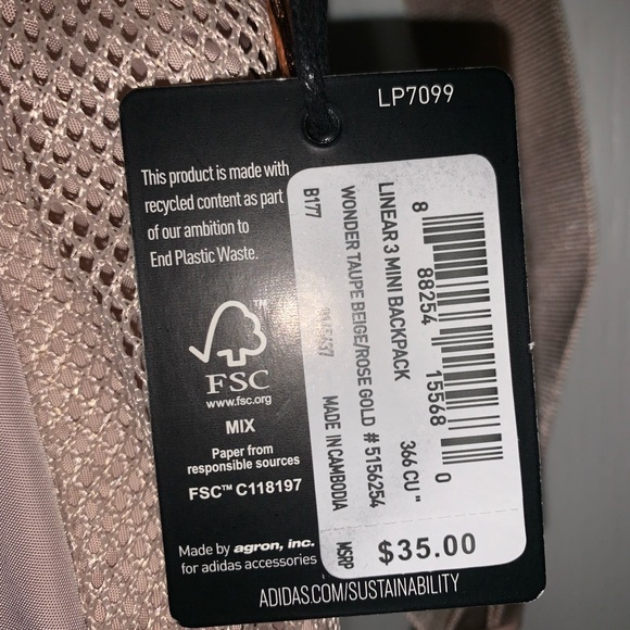 Adidas Pink mini Backpack - Picture 4 of 4